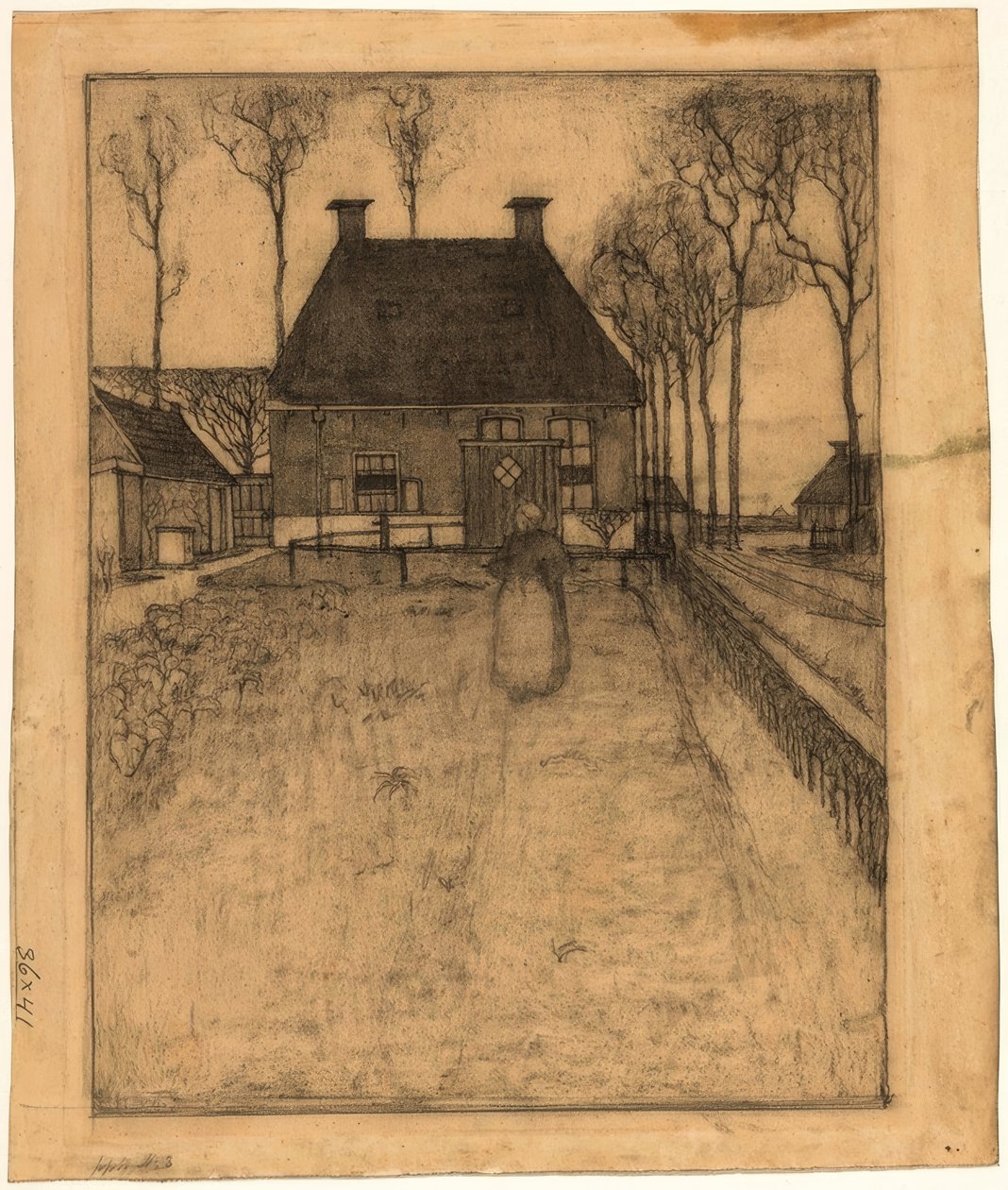 Elternhaus i Knijpe af Jan Mankes