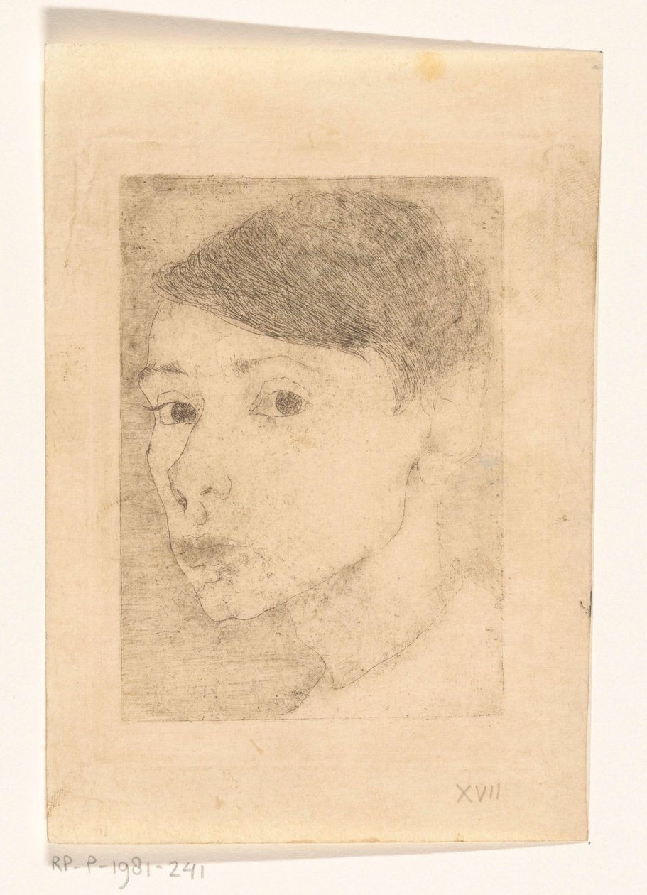 Selvportræt af Jan Mankes