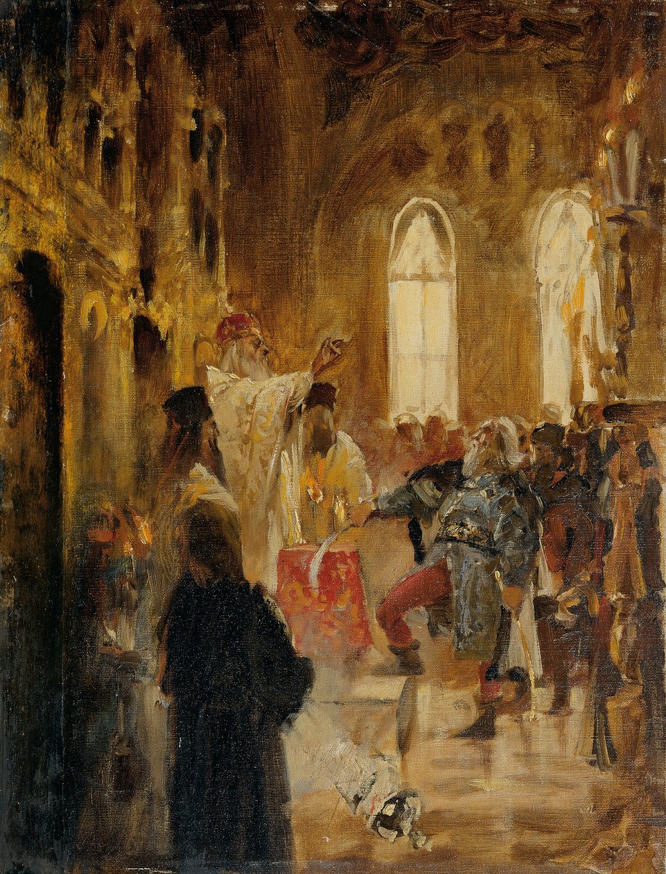 kroningsscene af Jan Matejko