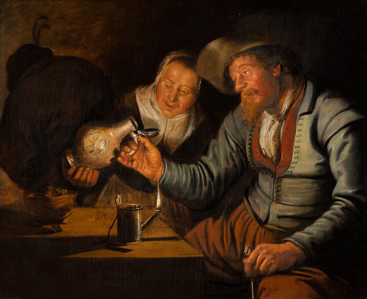 De fem sanser: syn, 1637 af Jan Miense Molenaer