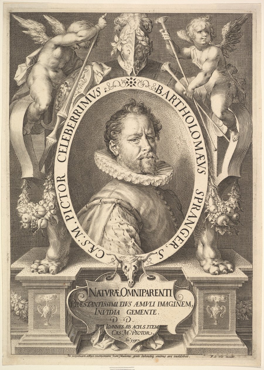 Bartholomeus Spranger, ca. 1618 af Jan Muller