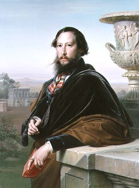 Portræt af Johannes van Rossum af Jan Philip Koelman