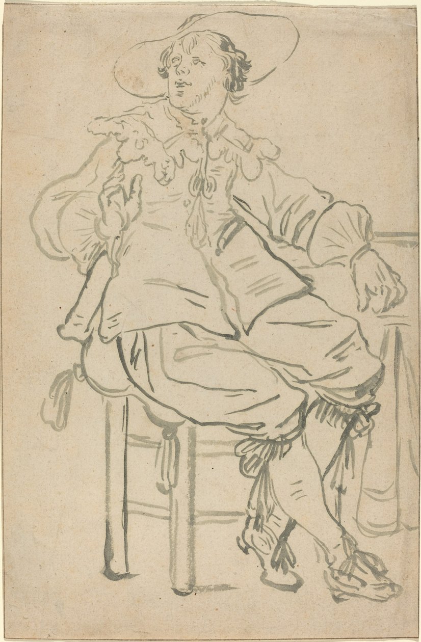 Siddende Cavalier af Jan Philipz van Bouckhorst
