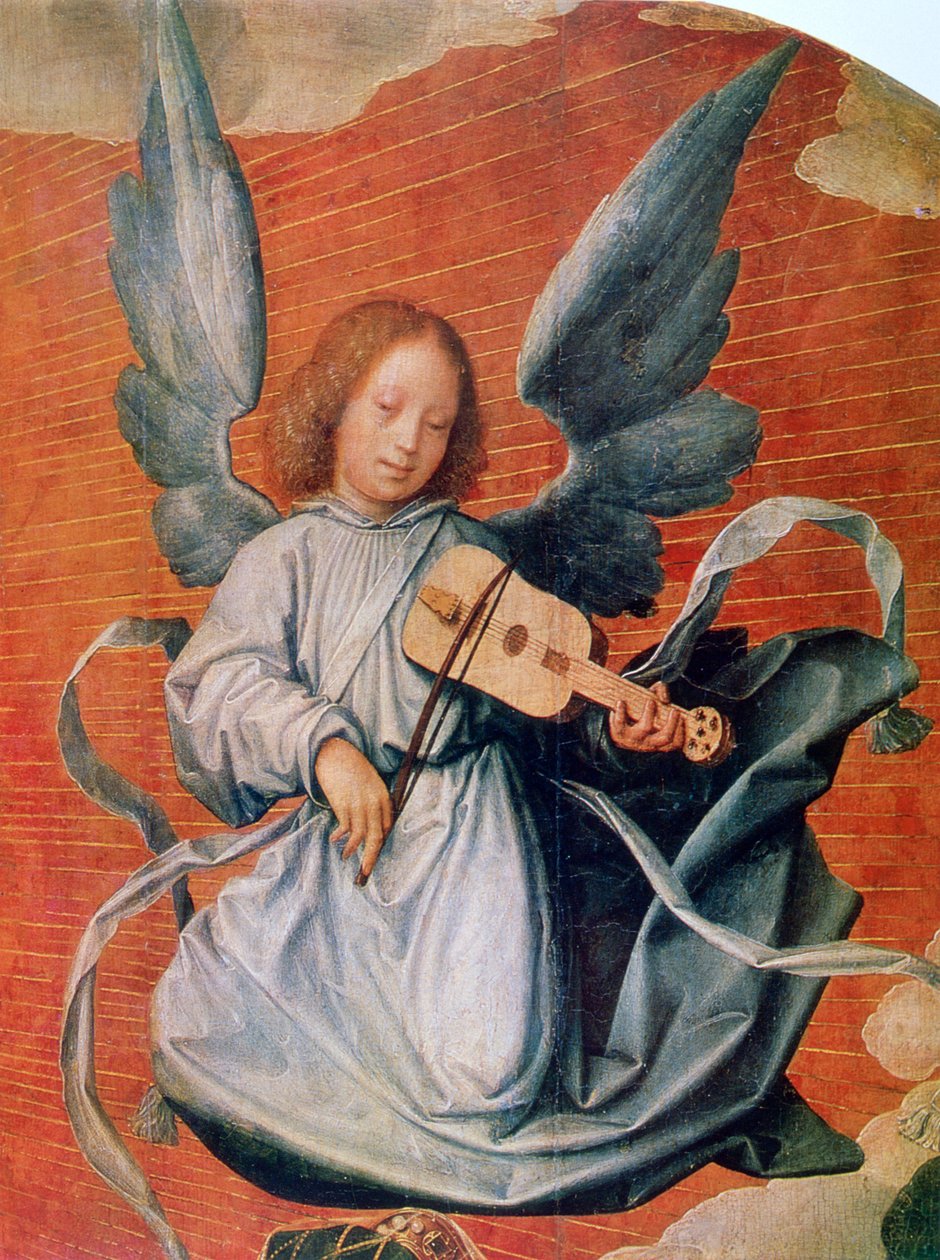 The Virgin in Glory, detaljer, 1524 af Jan Provoost