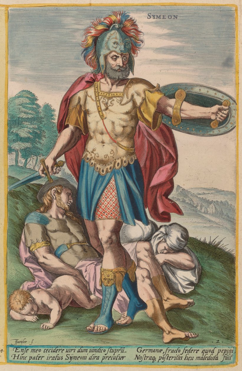 Simeon af Jan Sadeler I after Crispen van den Broecke