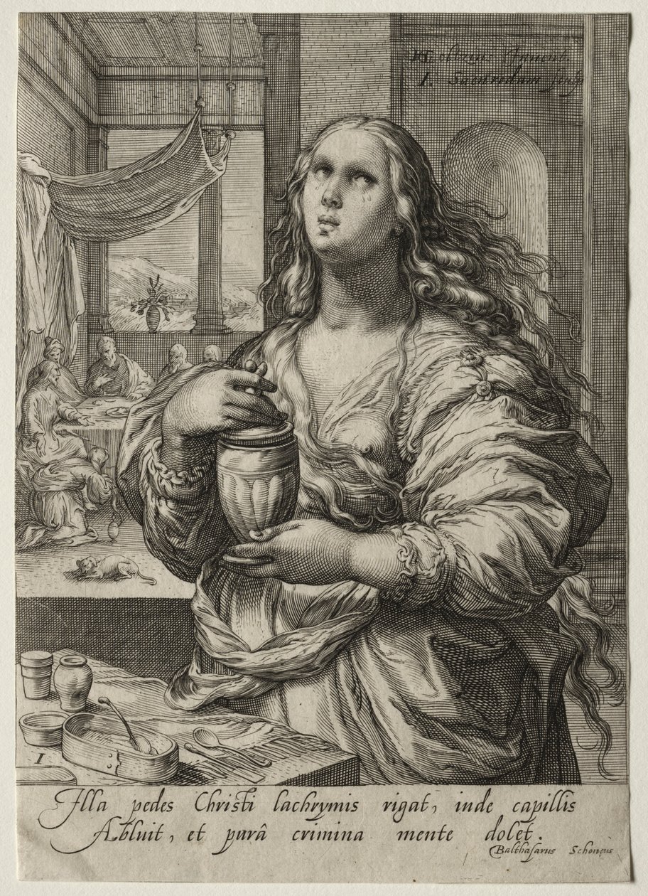 Det Nye Testamentes heltinder: Maria Magdalena. af Jan Saenredam