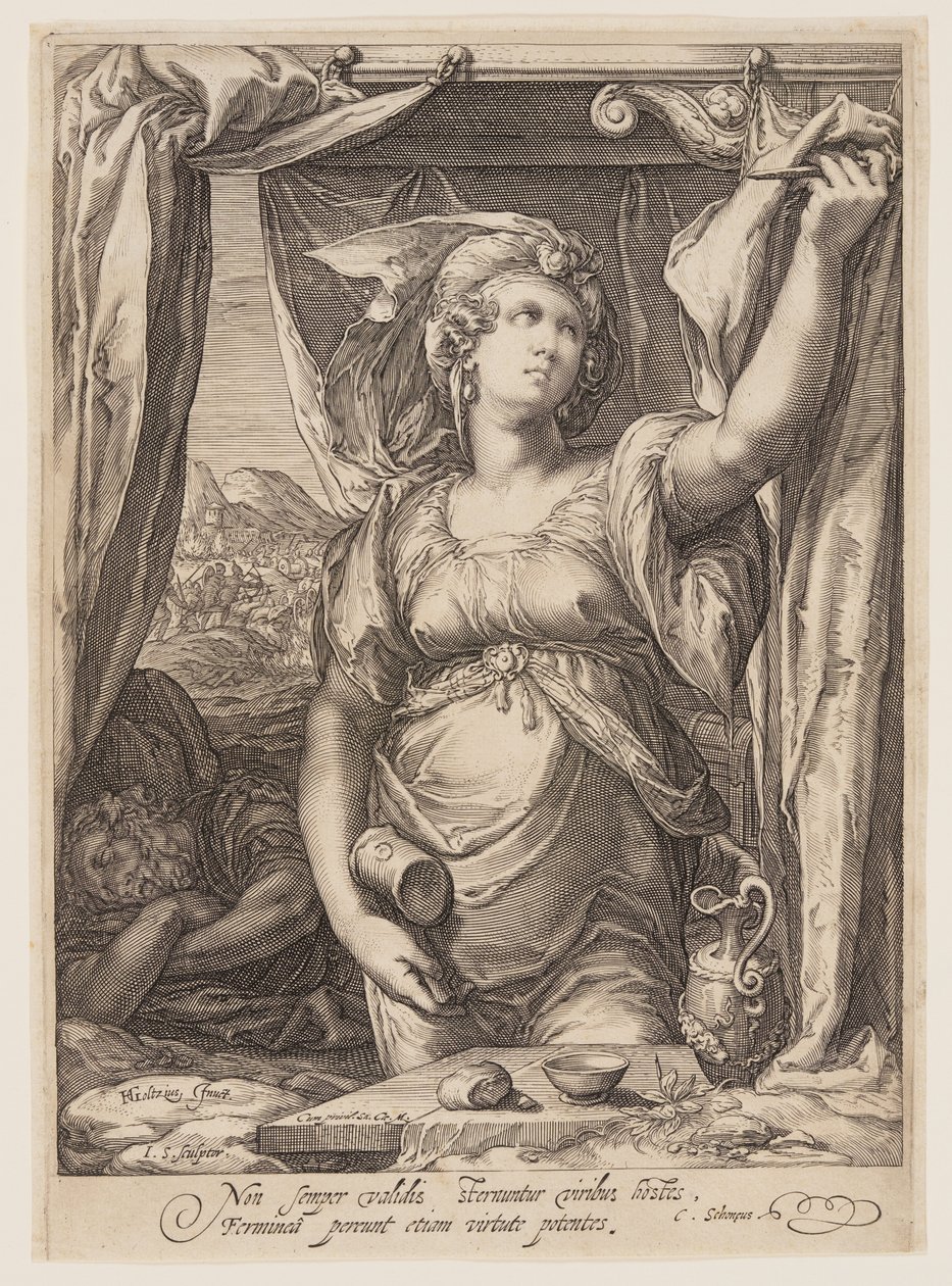 Jael og Sisera af Jan Saenredam