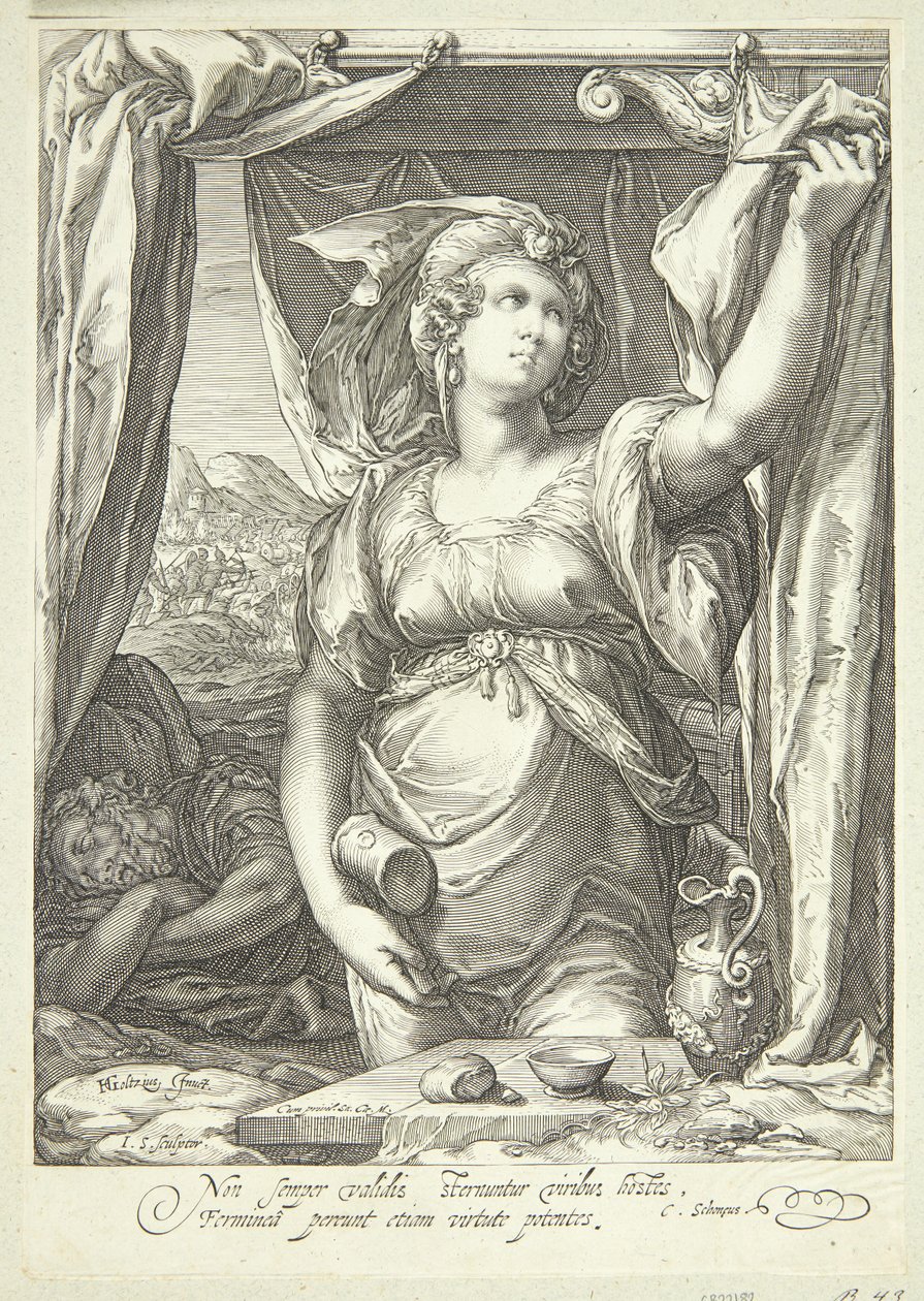 Jael og Sisera af Jan Saenredam