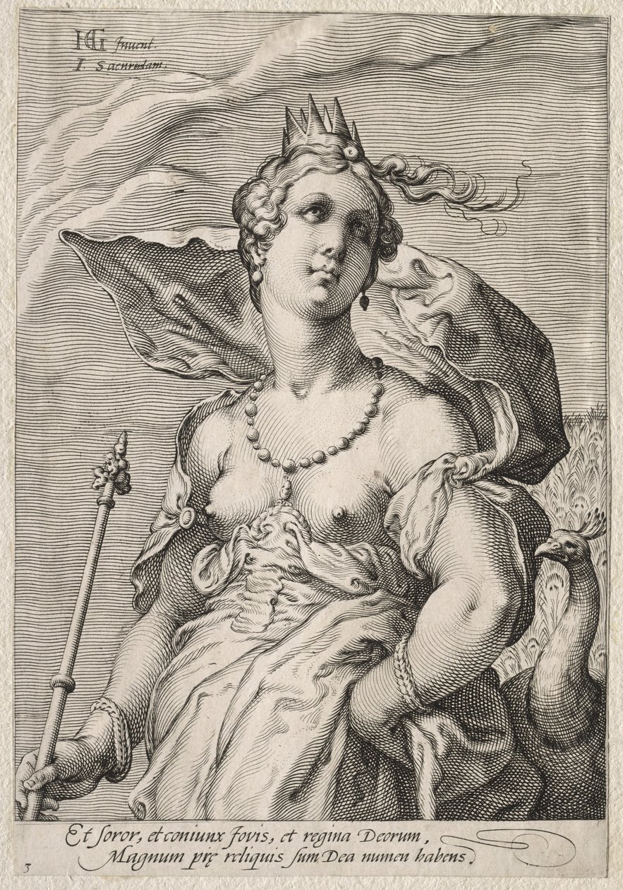 Juno, c. 1595. af Jan Saenredam