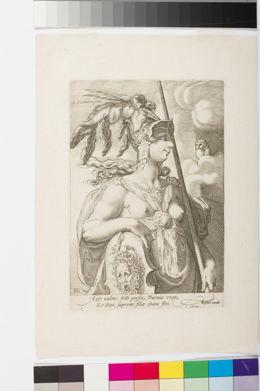 Minerva (gravering) af Jan Saenredam