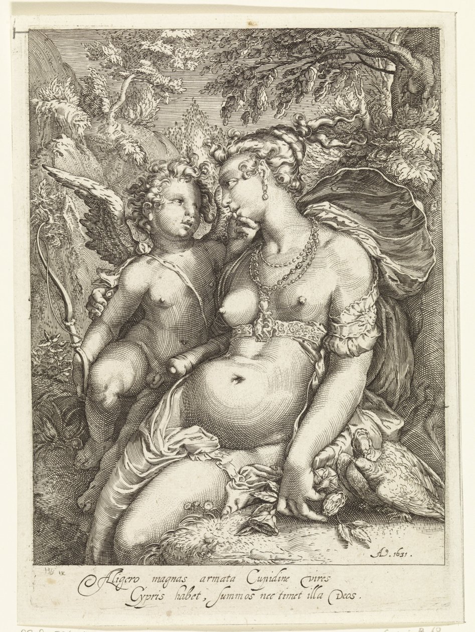 Venus forelsket af Jan Saenredam
