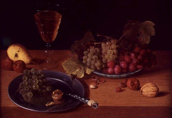 Stilleben (olie på kobber) af Jan Soreau
