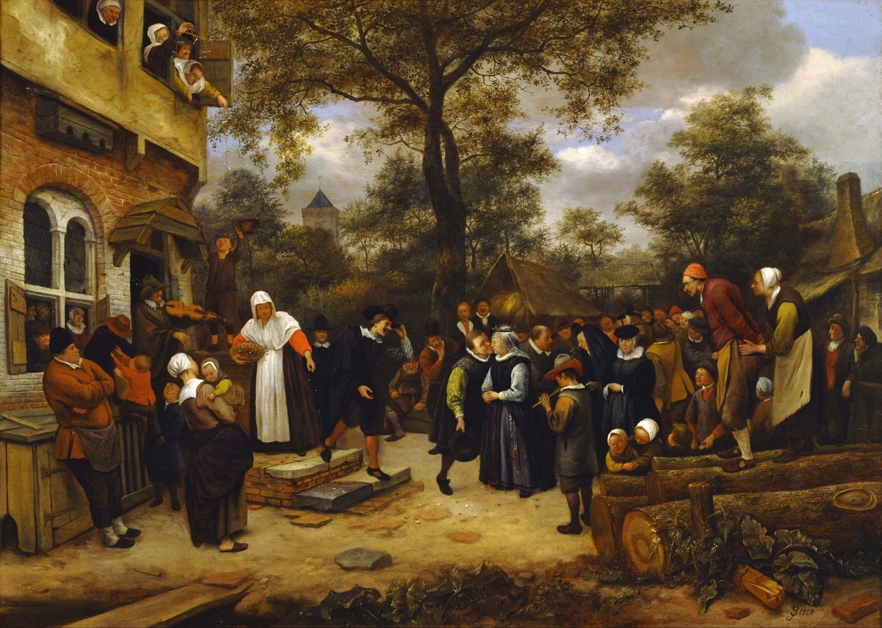 Ægteskaber i landsbyer af Jan Steen