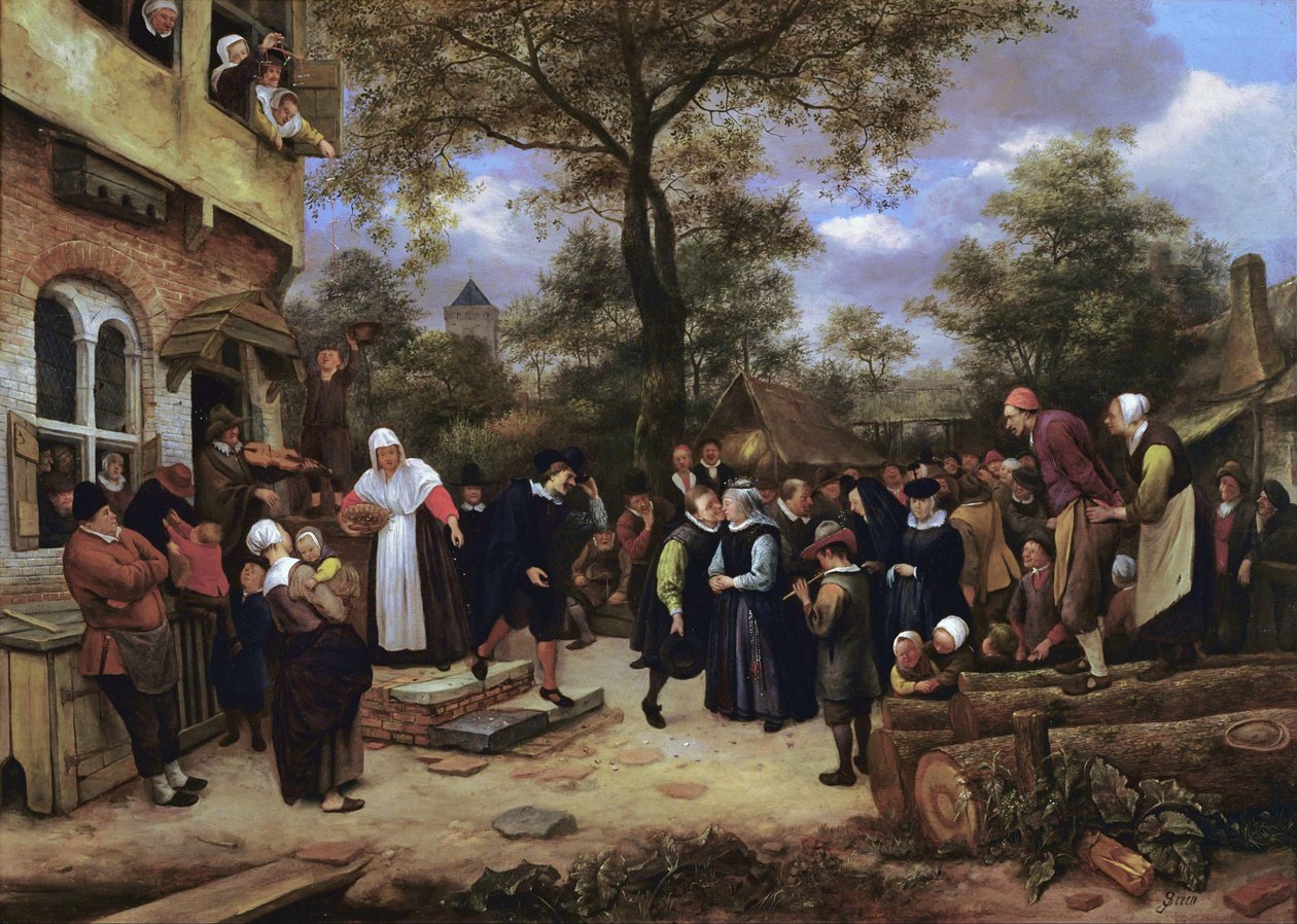 Ægteskaber i landsbyer af Jan Steen