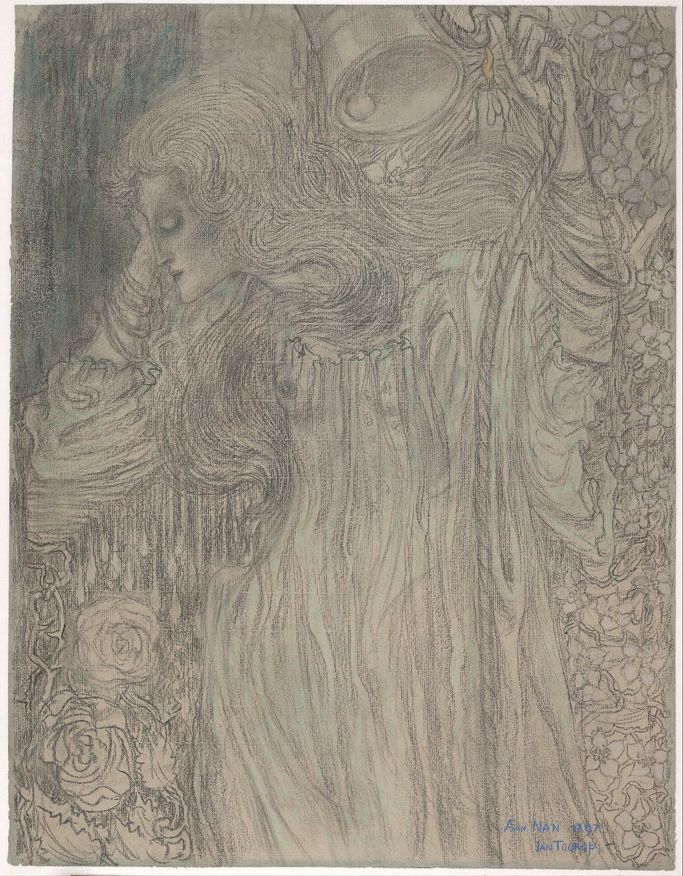 Drømmeren, 1897 af Jan Toorop