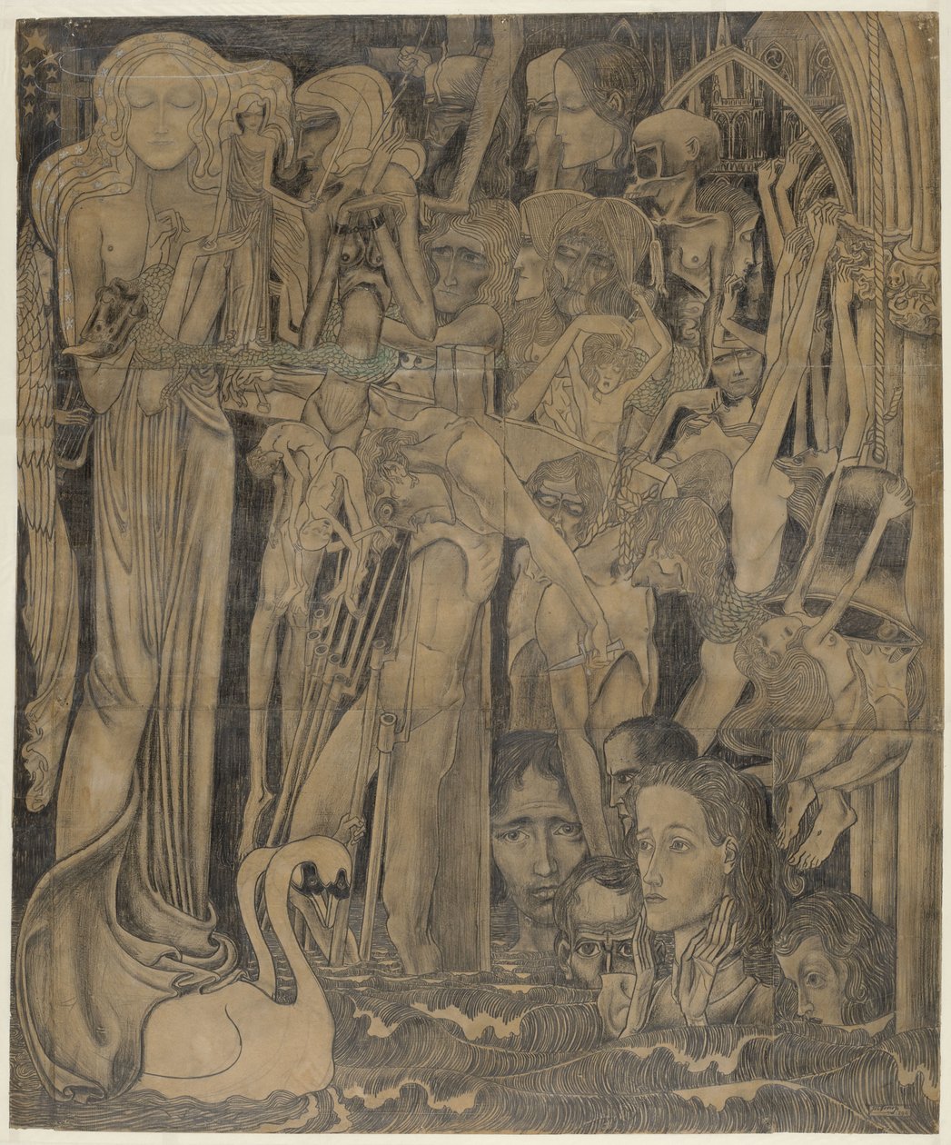 Tab af tro Geloofsinzinking af Jan Toorop