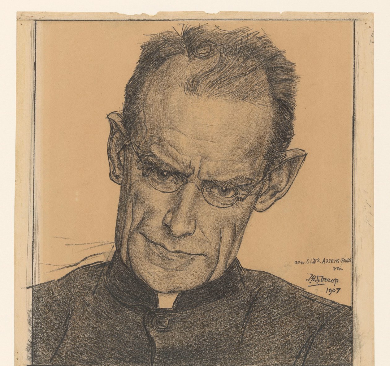 Portræt af Dr. Ariens af Jan Toorop