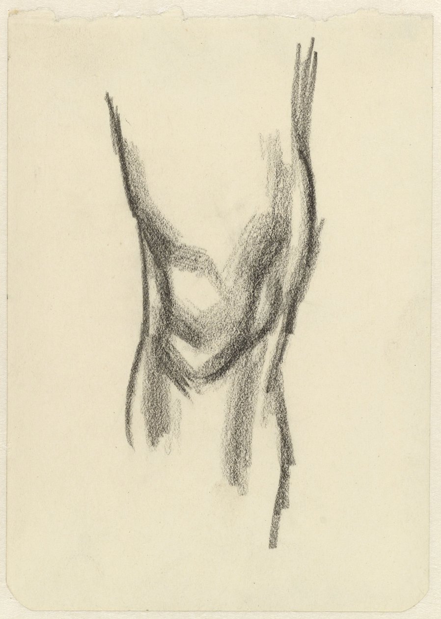 Undersøgelse af et knæ af Jan Toorop