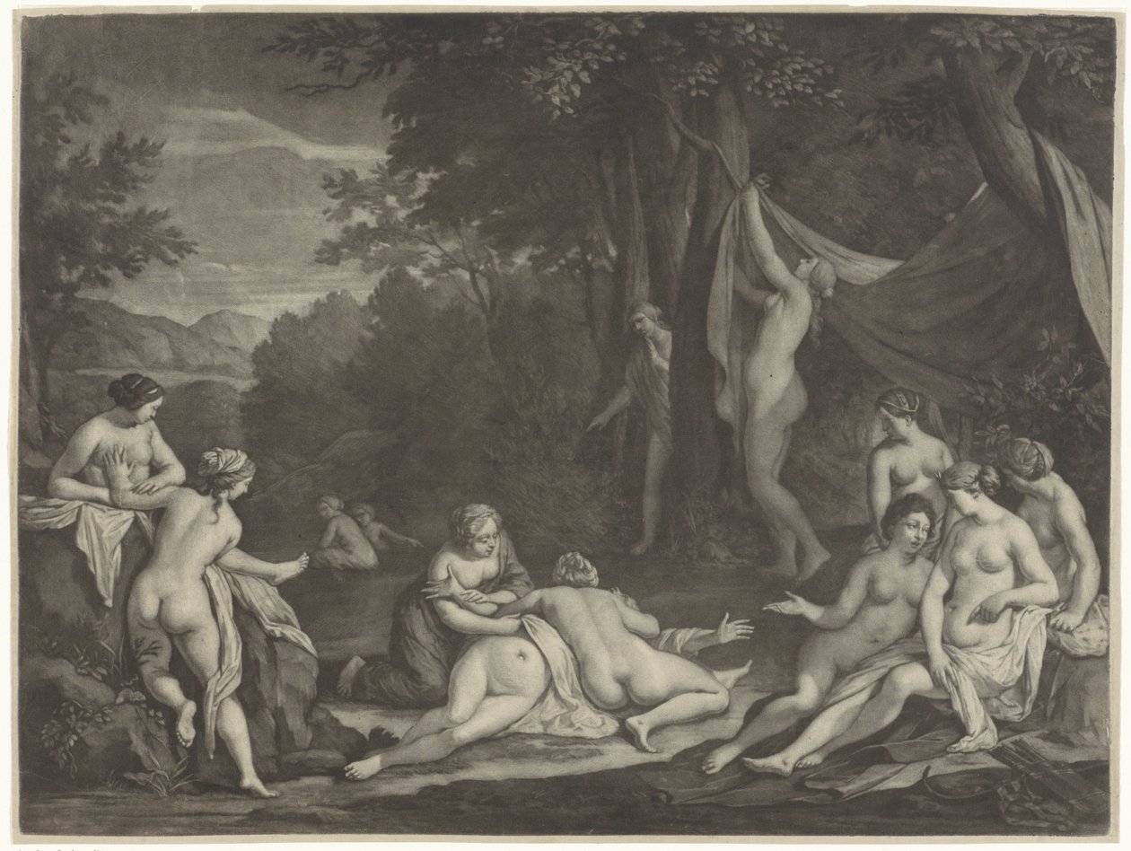 Diana i Callisto af Jan Verkolje (I)