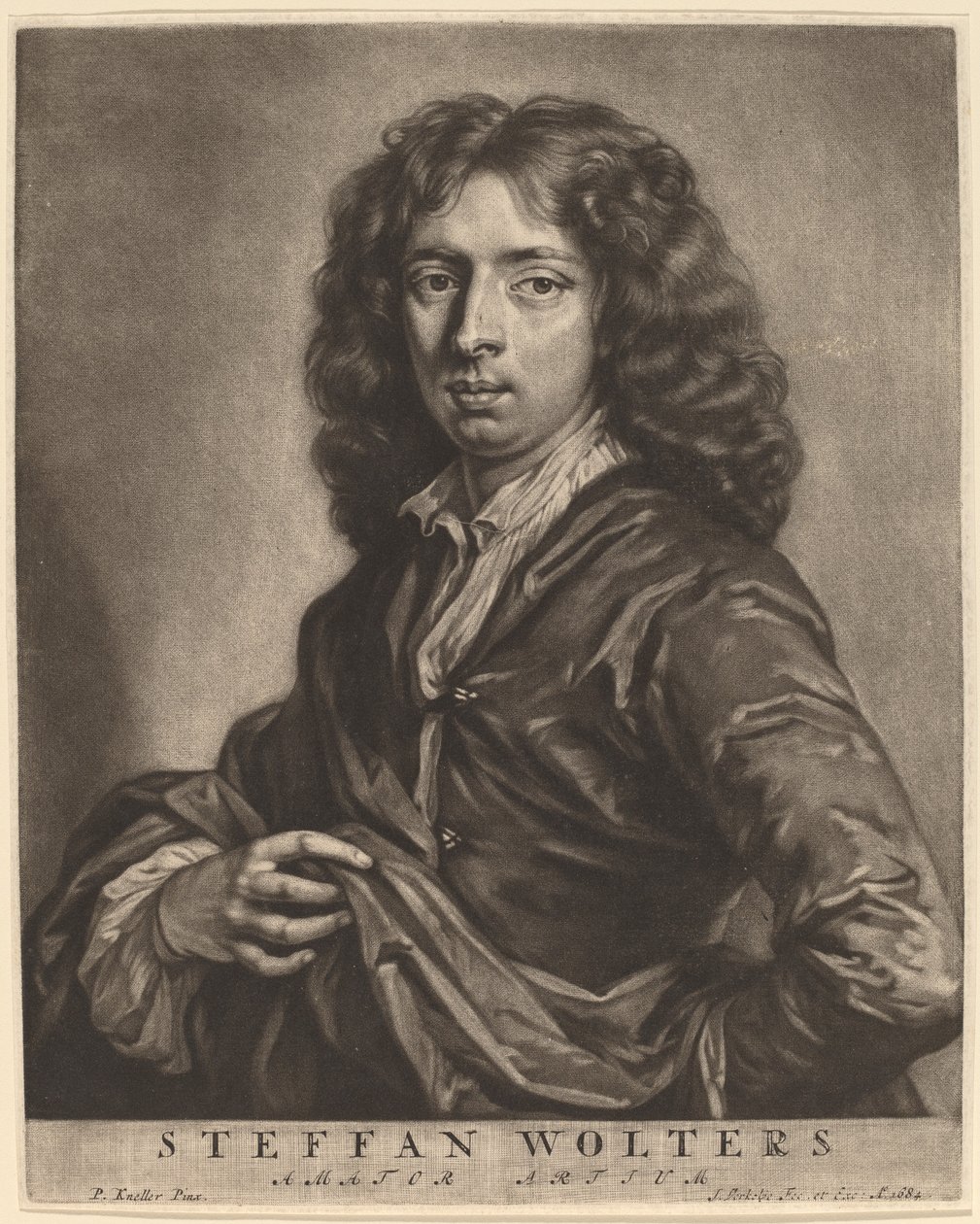 Stefan Wolters af Jan Verkolje I after Sir Godfrey Kneller