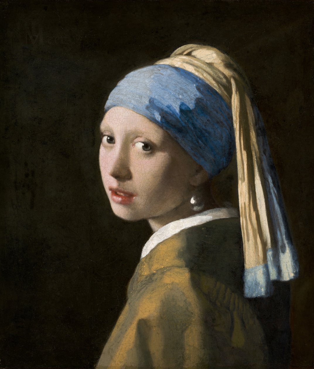 Pigen med perleøreringen af Jan Vermeer van Delft