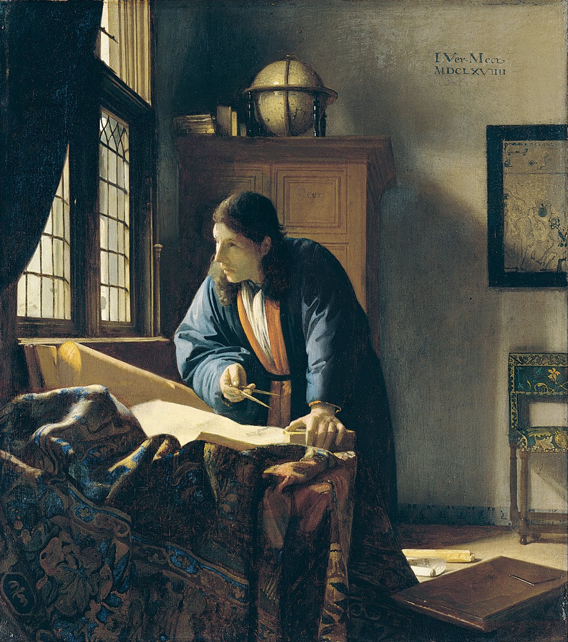 Geografen af Jan Vermeer van Delft