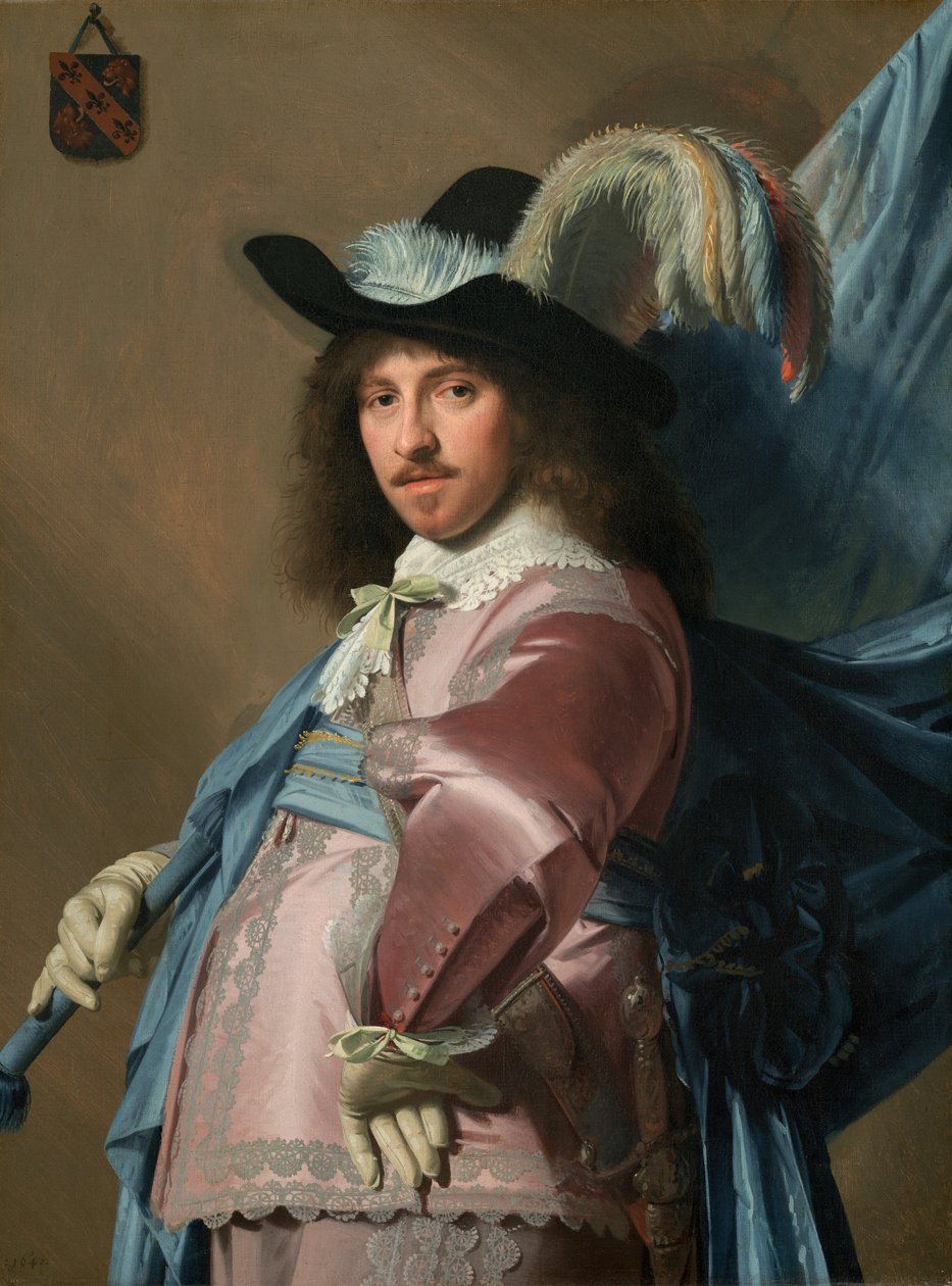 Andries Stilte som fanebærer, 1640. af Jan Verspronck