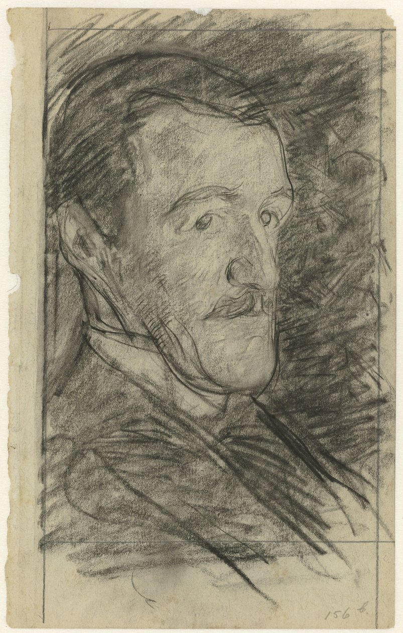 Portræt af Richard Roland Holst af Jan Veth