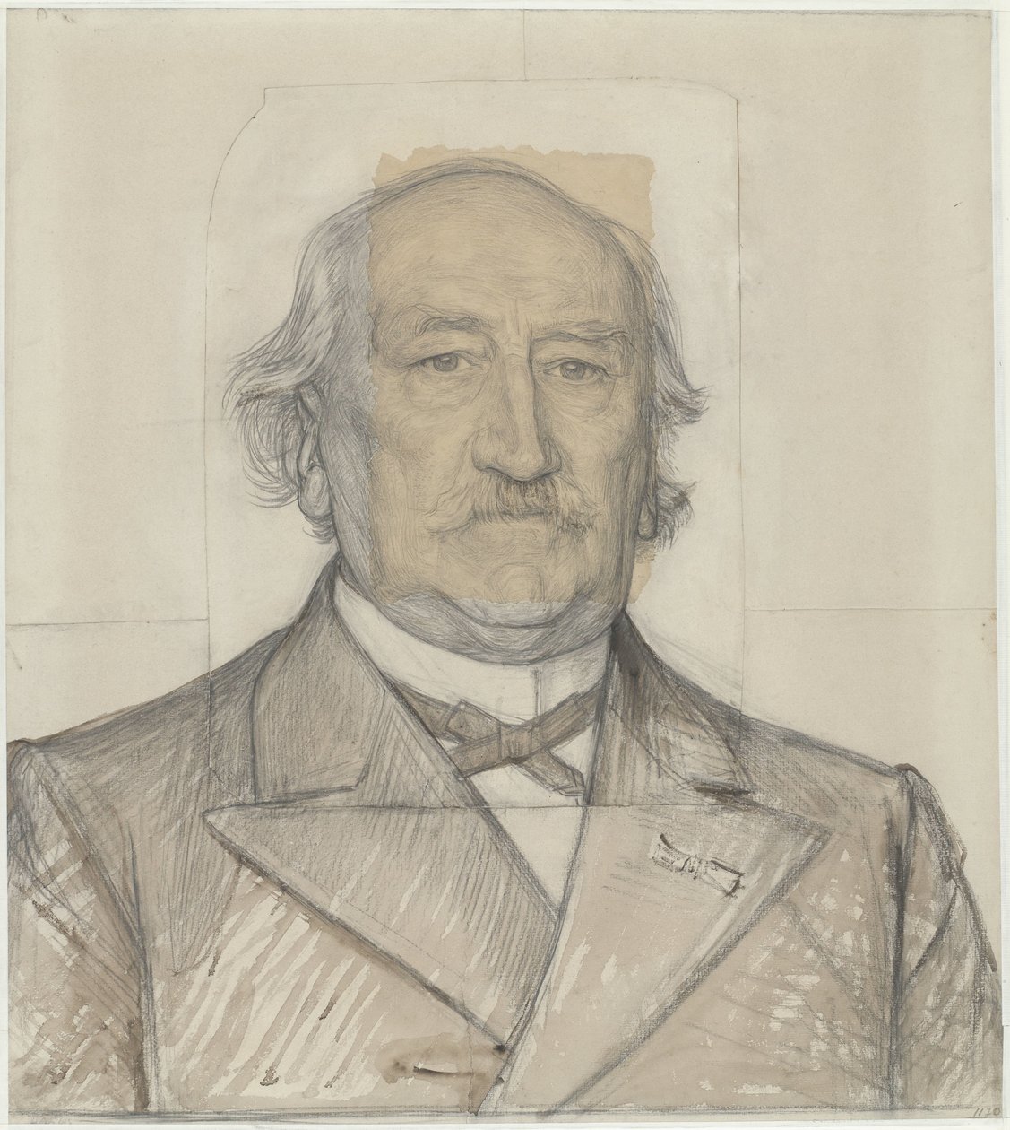 Portræt af prof. dr. H.A. Kooyker af Jan Veth