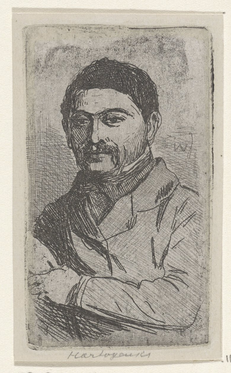 Portræt af Joseph Hartogensis af Jan Weissenbruch