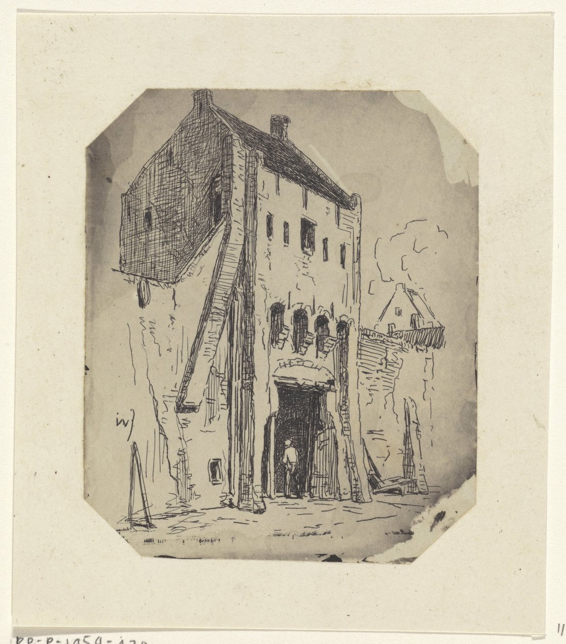 Steigerpoort i Leerdam af Jan Weissenbruch