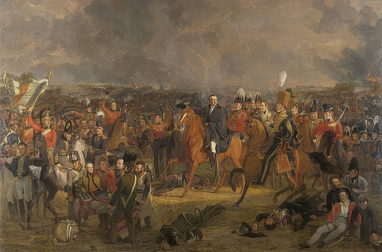 Slaget ved Waterloo. 1824 af Jan Willem Pieneman