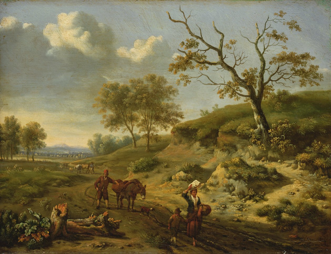 Landskab, 1659 af Jan Wiynants