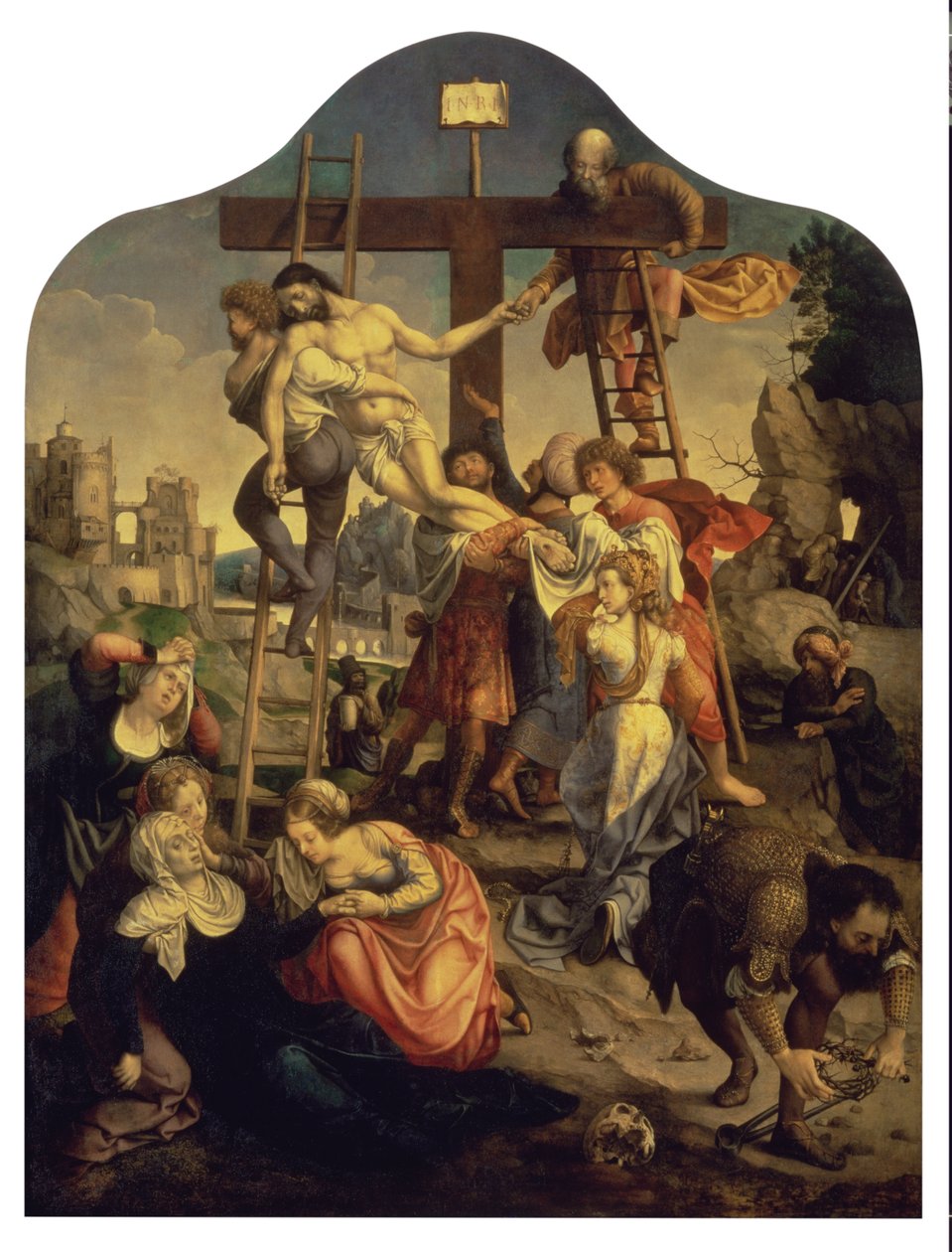 Deponeringen, c.1520 af Jan Gossaert