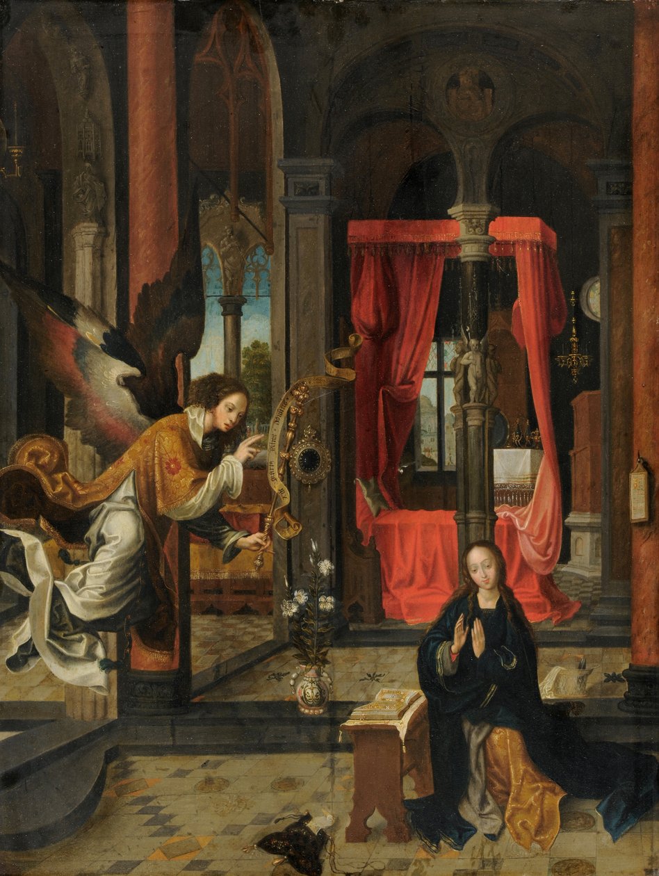 Bebudelsen, 1520-30 af Jan de Beer
