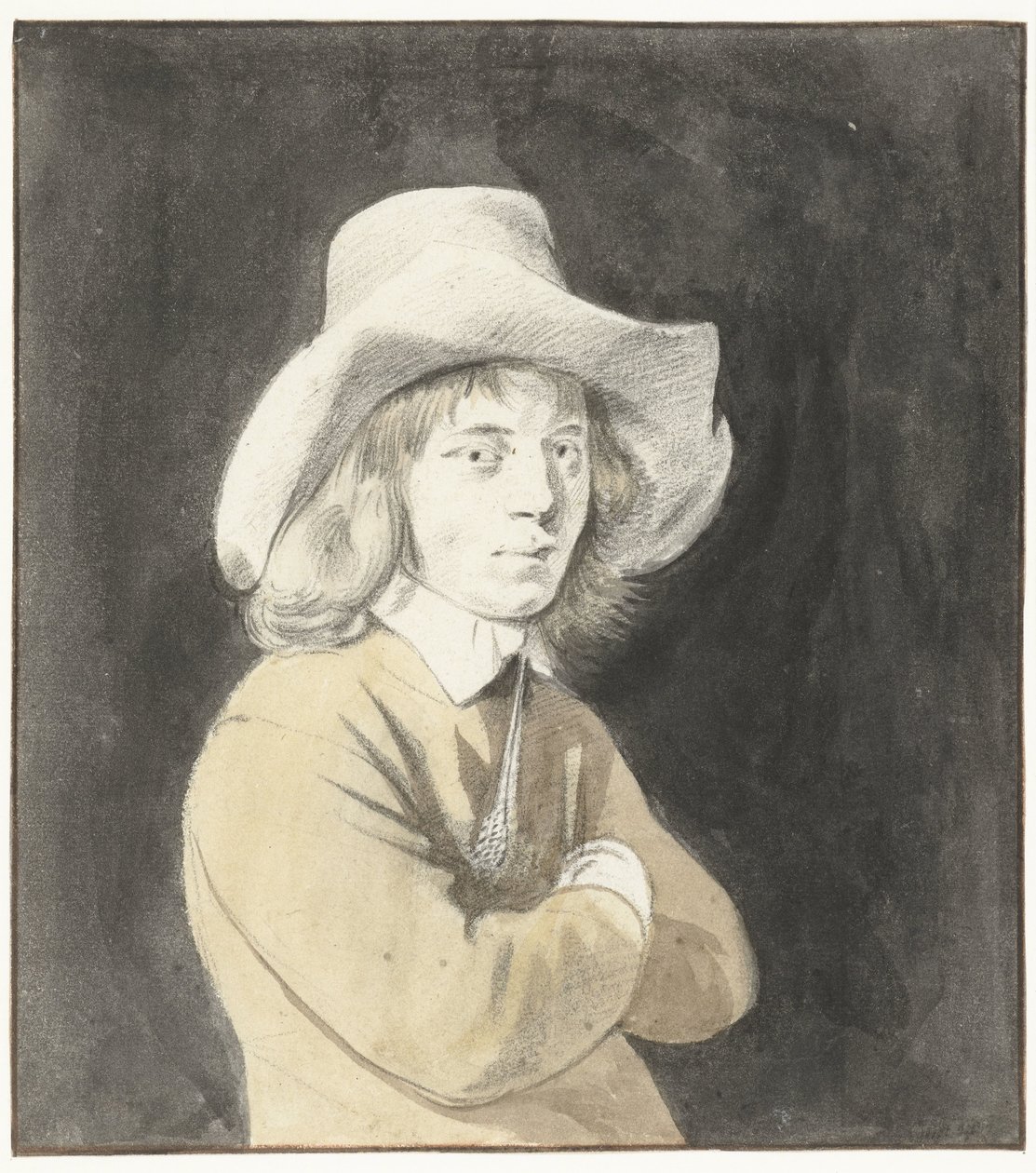 Studie af en mand af Jan de Bray