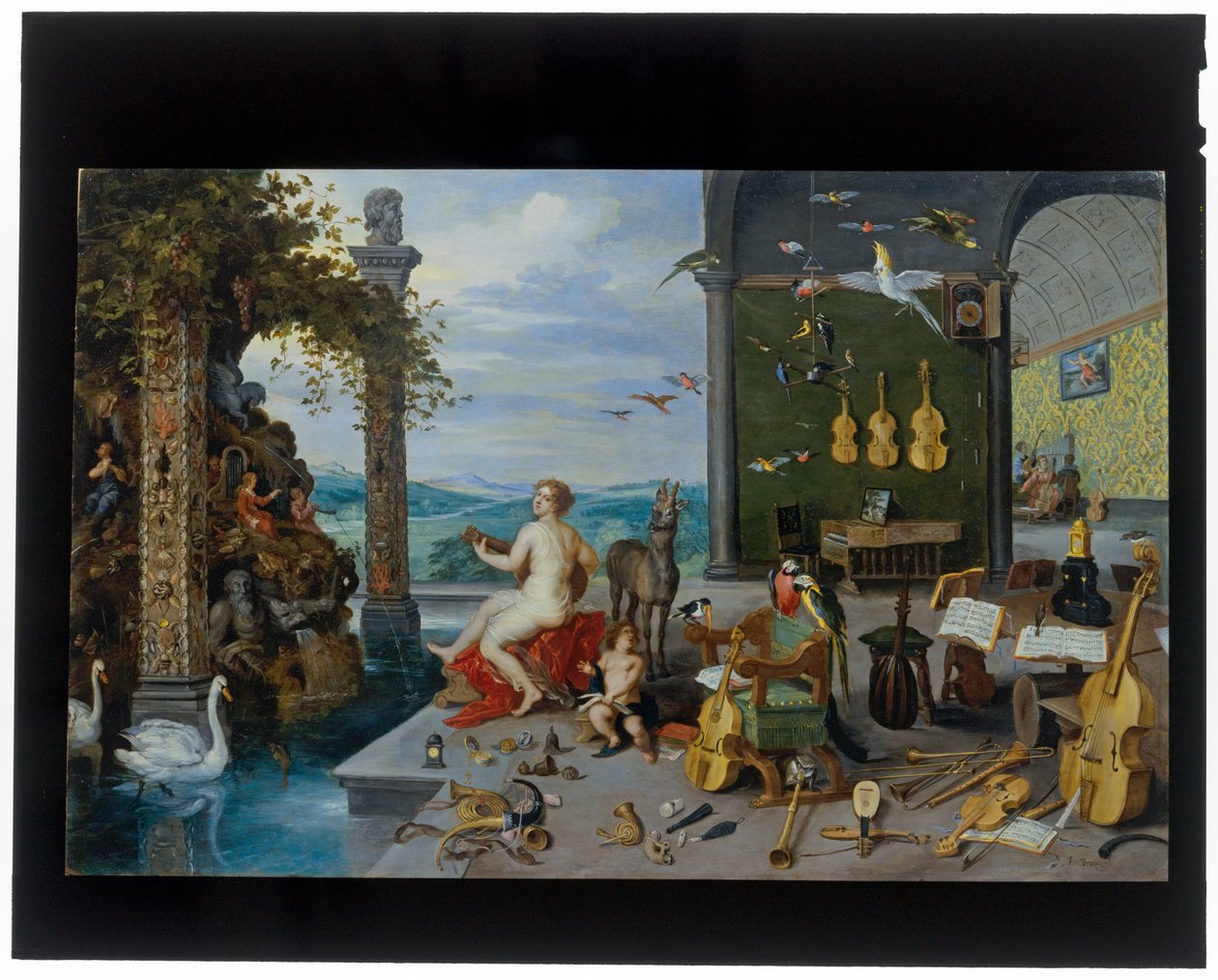 Høresansen af Jan the Younger Brueghel