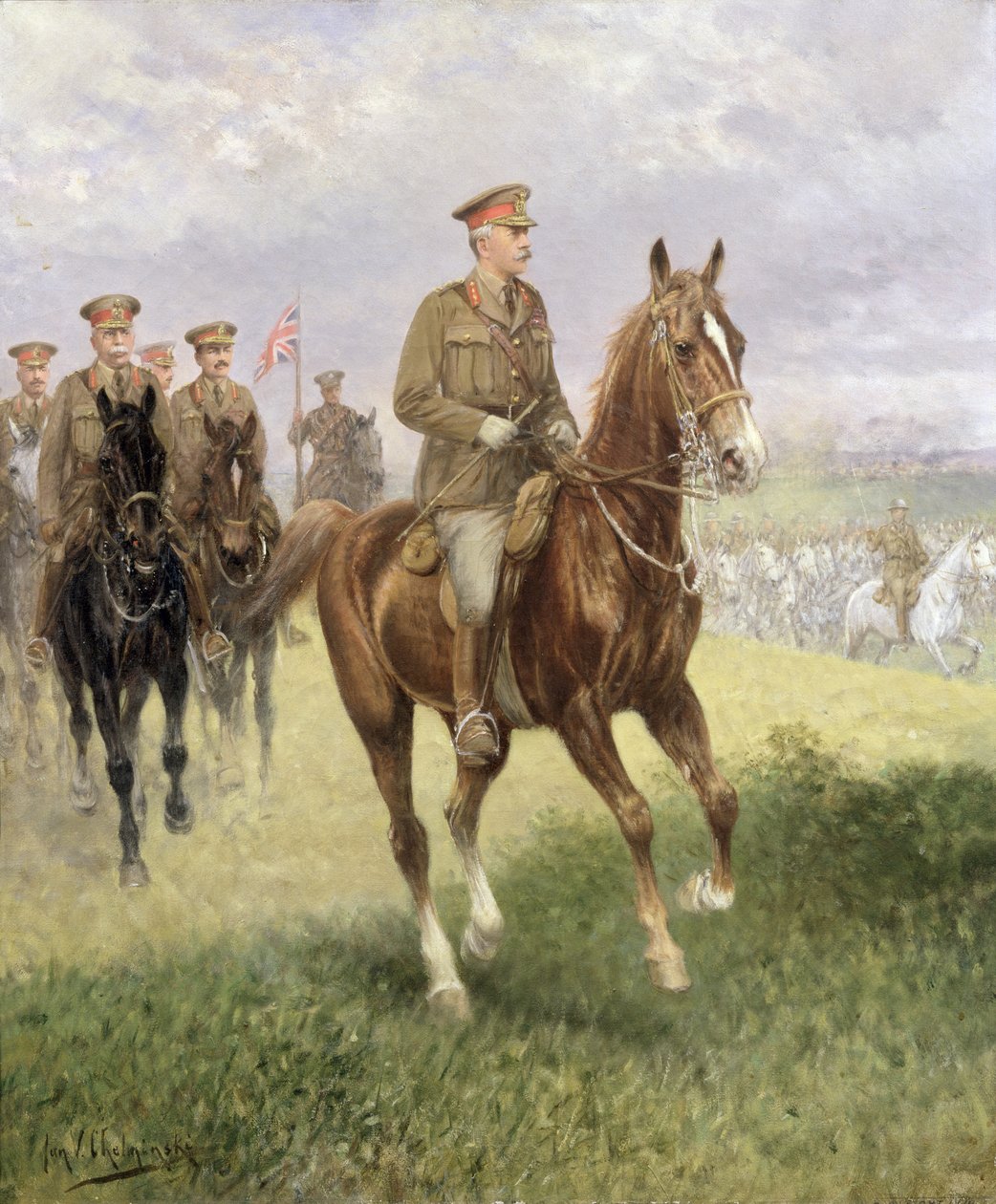 Feltmarskal Haig (1861-1928) af Jan van Chelminski