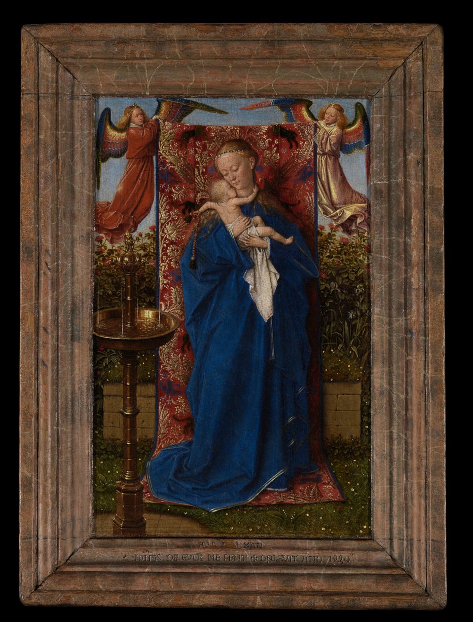 Madonna ved springvandet af Jan van Eyck