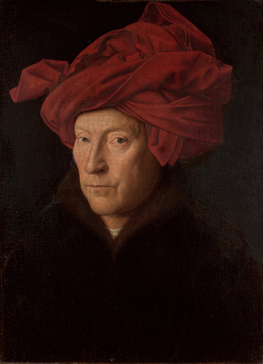Portræt af en mand af Jan van Eyck