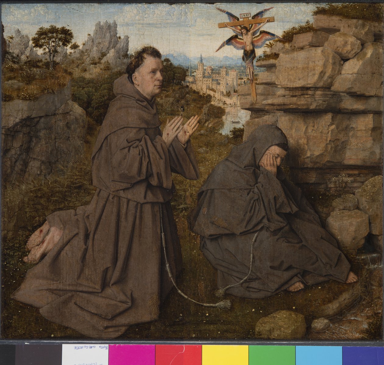 Stigmata af St. Frans, ca. 1430-35 af Jan van Eyck
