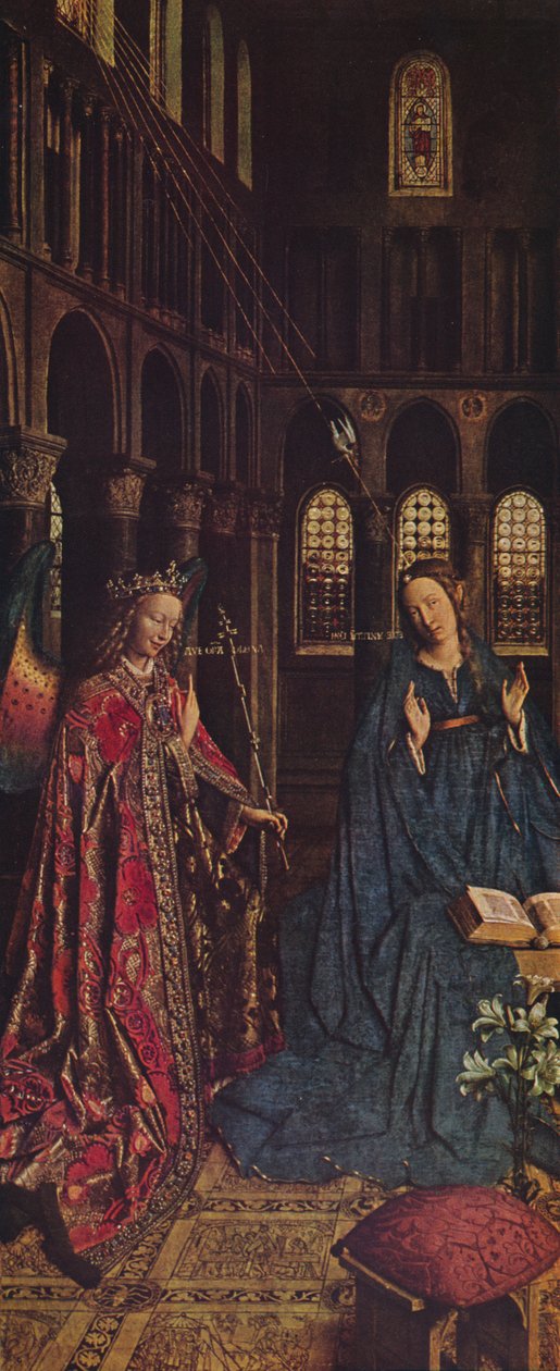 Bebudelsen, 1434-1436 af Jan van Eyck