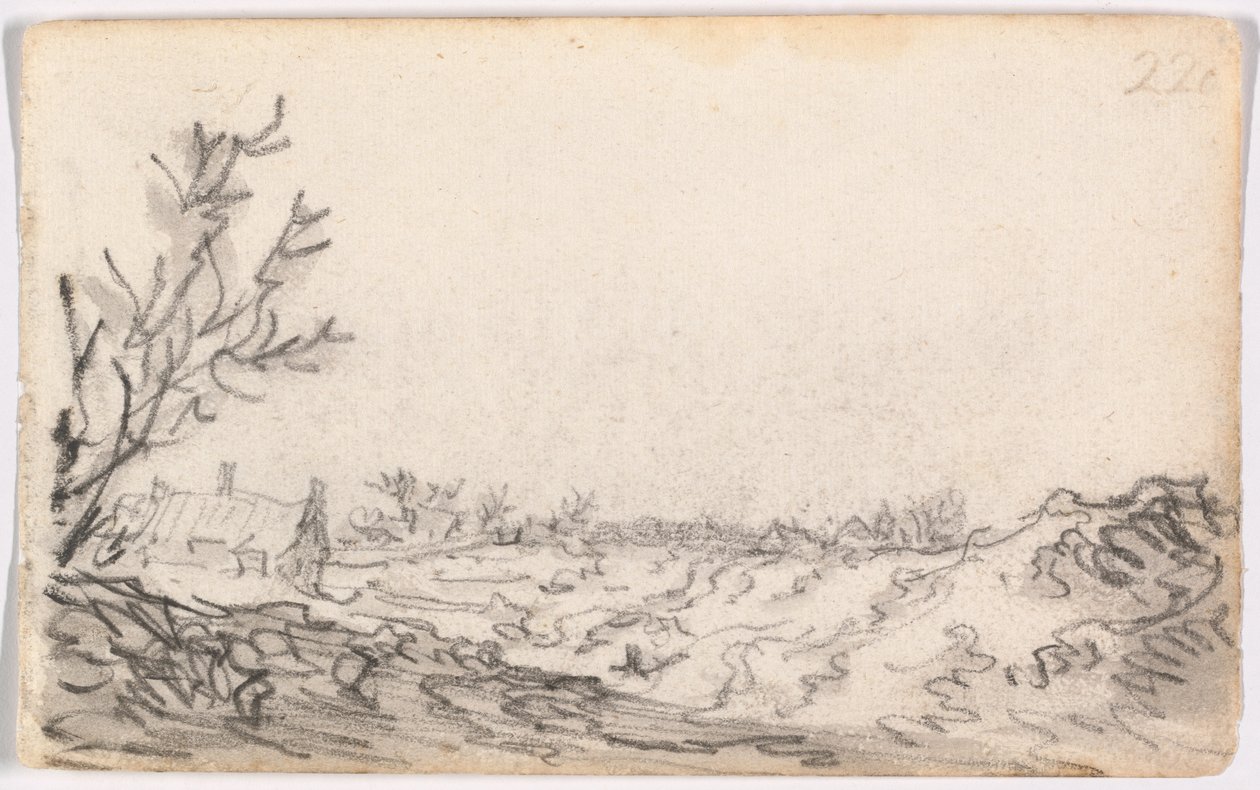 Et klitlandskab af Jan van Goyen