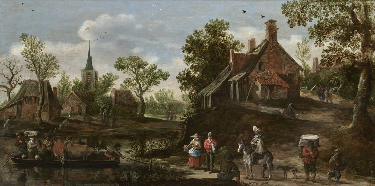 Færgen af Jan van Goyen