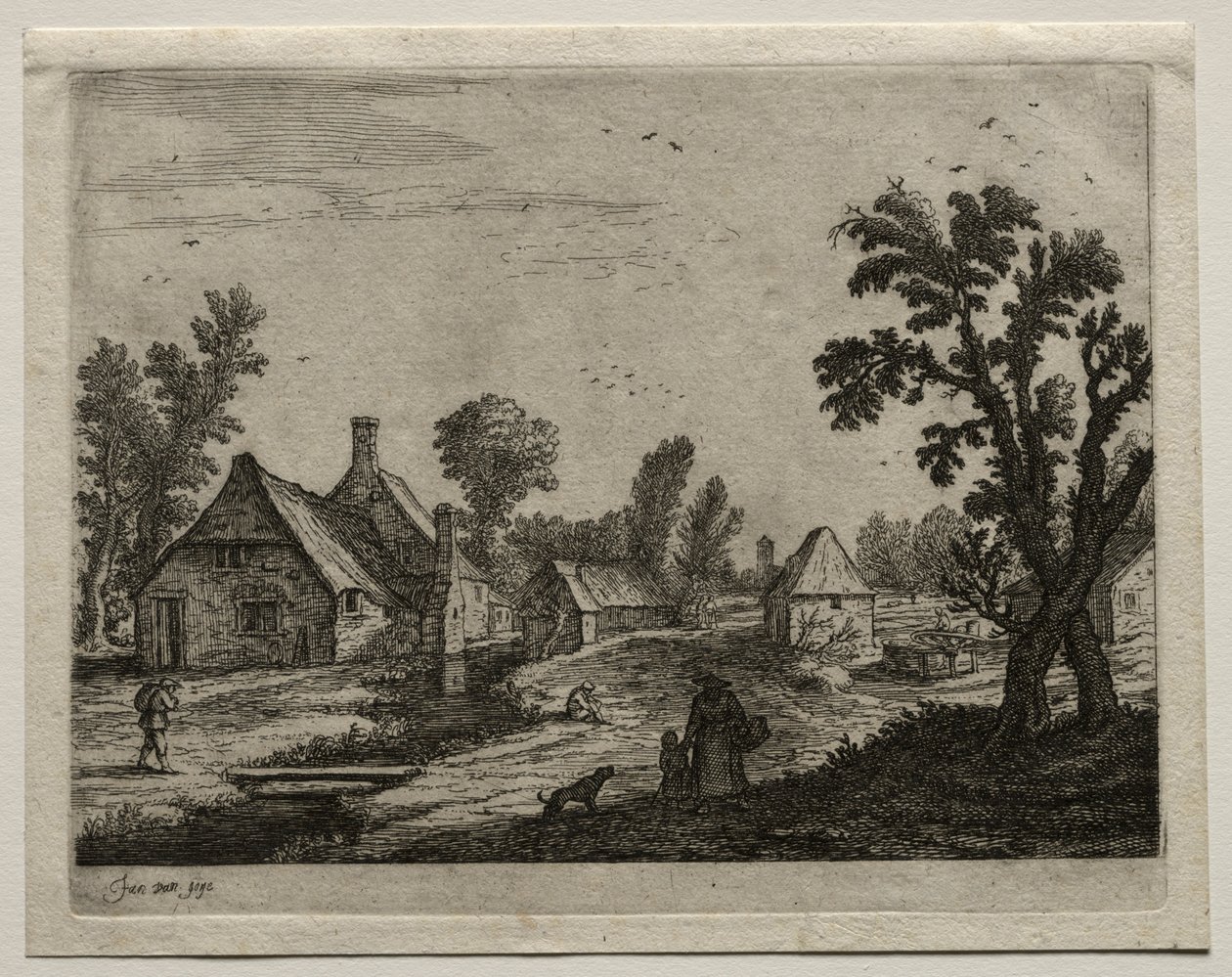 Planken over Strømmen af Jan van Goyen