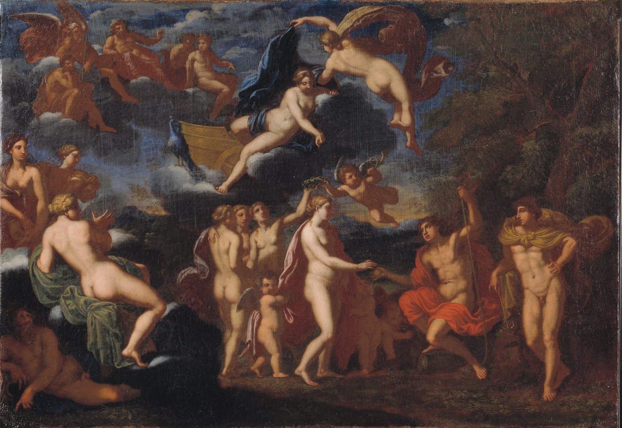 Paris giver Venus æblet af Jan van Haensbergen