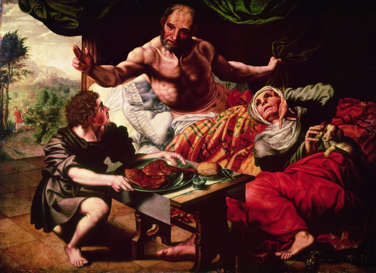 Isak velsigner Jakob af Jan van Hemessen