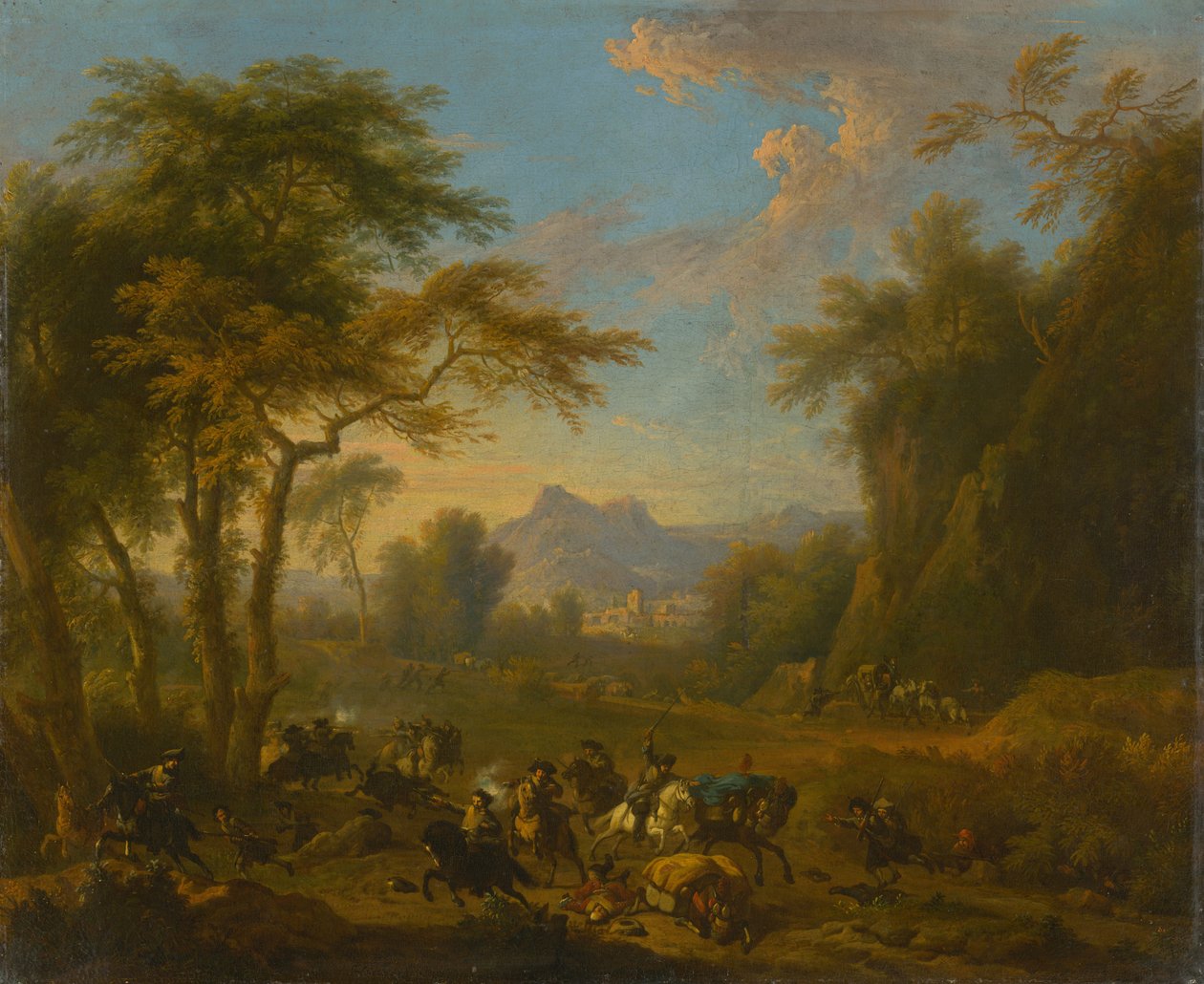 Raid, ca 1717. af Jan van Huchtenburgh