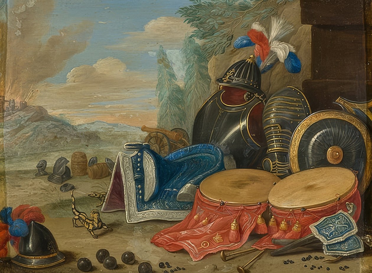 Symboler på krig af Jan van Kessel the Elder