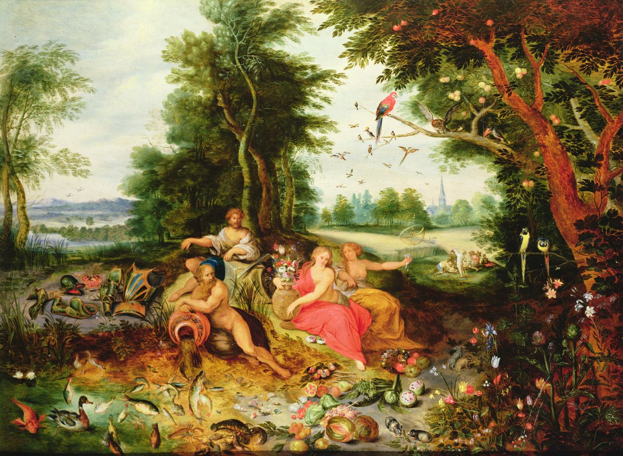 De fire elementer af Jan van Kessel the Elder
